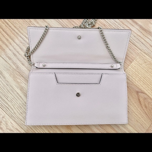 Kate Spade blush pink crossbody bag with chain strap - Picture 3 of 7